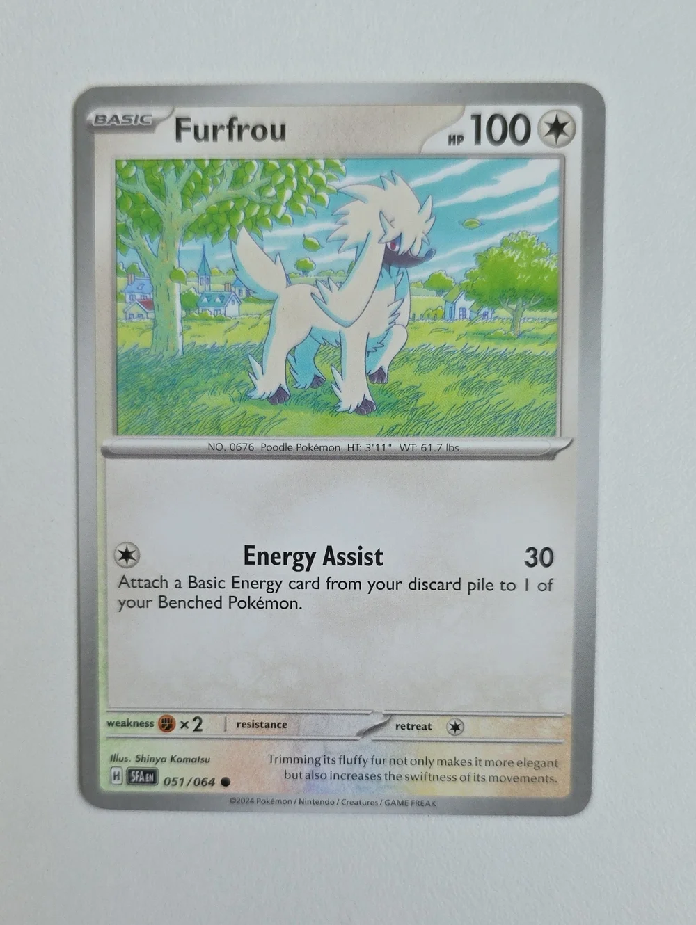 Pikemon Furfrou Card